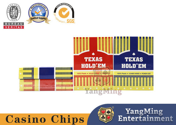 SGS Casino ورق لعب غير لامع طباعة القمار متجمد بطاقات لعب البوكر