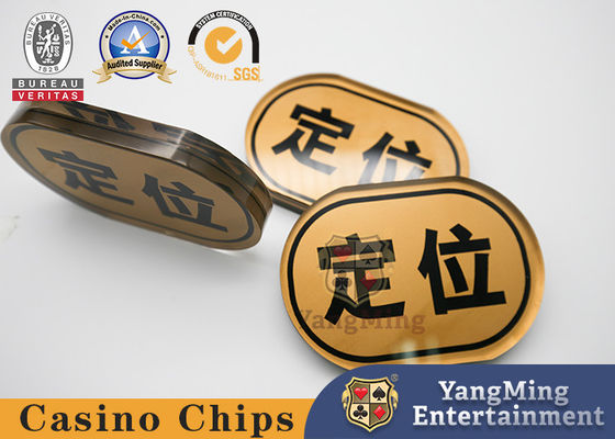 مصنع مخصص تكساس هولد الأصلي '' Em ​​Poker Play Cards Bet Button Little Missed Blind Kill Reserved القطع