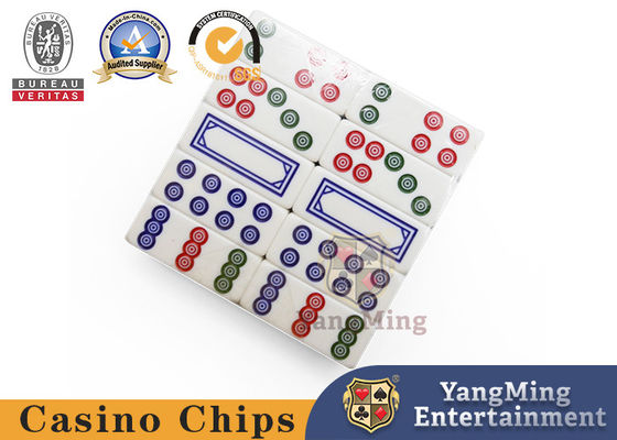 طاولة القمار الدولية Paijiu رقم 20 مقاوم للكشط الميلامين دومينو Pai Gow مع النرد