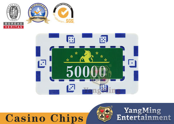 760 قطعة أمريكية ABS Clay Poker Fancy Chip Set Texas Hold'em Game Iron Core مكافحة التزوير