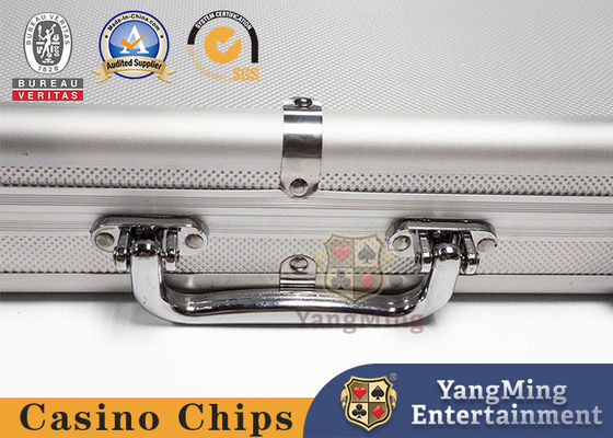 300-600 الأزياء الألومنيوم بوكر رقاقة تعيين لكازينو 600 قطع القمار مجموعة في حالة صندوق الألومنيوم