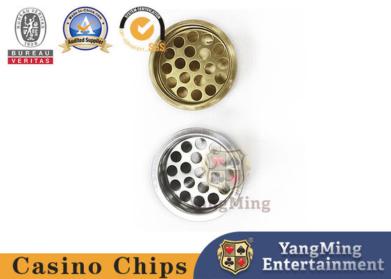 70g Casino لعبة زينة تكساس Hold 'Em Table الفولاذ المقاوم للصدأ قطرة في شاشة منفضة سجائر لعبة البوكر حامل الشراب