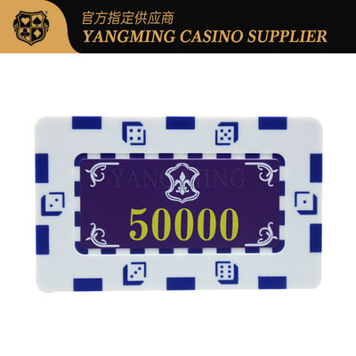 11.5 جرام البلاستيك تكساس بلاك جاك كلاي كازينو لعبة البوكر رقاقة مع علامة الأشعة فوق البنفسجية والحالة