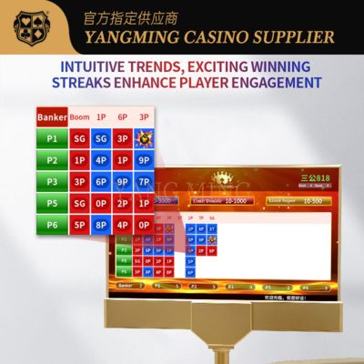 Professional Manufacturer Of Casino Baccarat Sangong Game Roadmap Systems