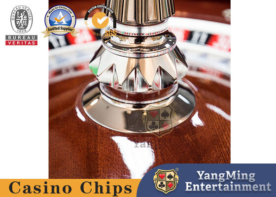 عجلة روليت خشب متين فاخرة منزلية 80 سم طاولة بوكر روسية دوارة مخصصة لنادي كبار الشخصيات