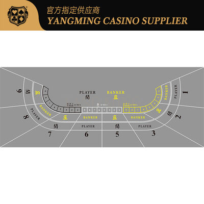 لعبة بوكر تيكساس هولدم قابلة للتخصيص منشفة مائدة مقاومة للماء مادة صديقة للبيئة