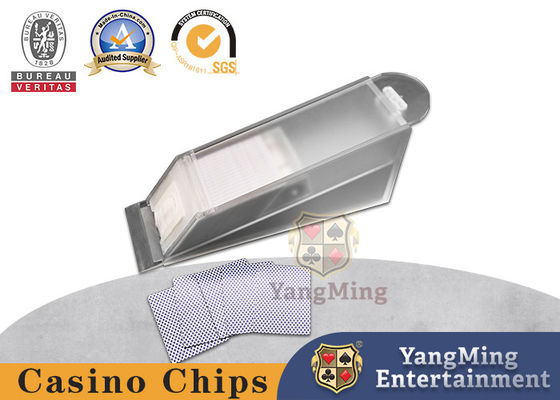 8 سطح السفينة متجمد الاكريليك لعبة البوكر الجدول تاجر بطاقة حذاء شفافة