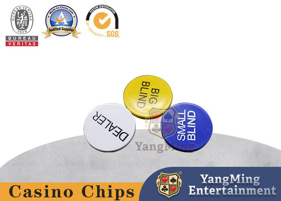 3 قطع Smartdealspro رقائق صغيرة للمكفوفين ، أزرار بوكر كبيرة للمكفوفين وتاجر